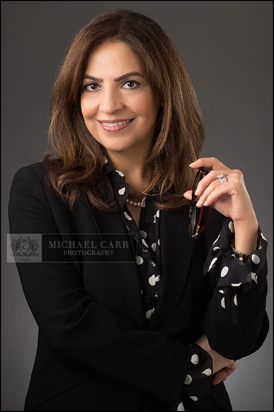 Professional Photographer Houston Professional portrait session with hair and makeup in Houston studio