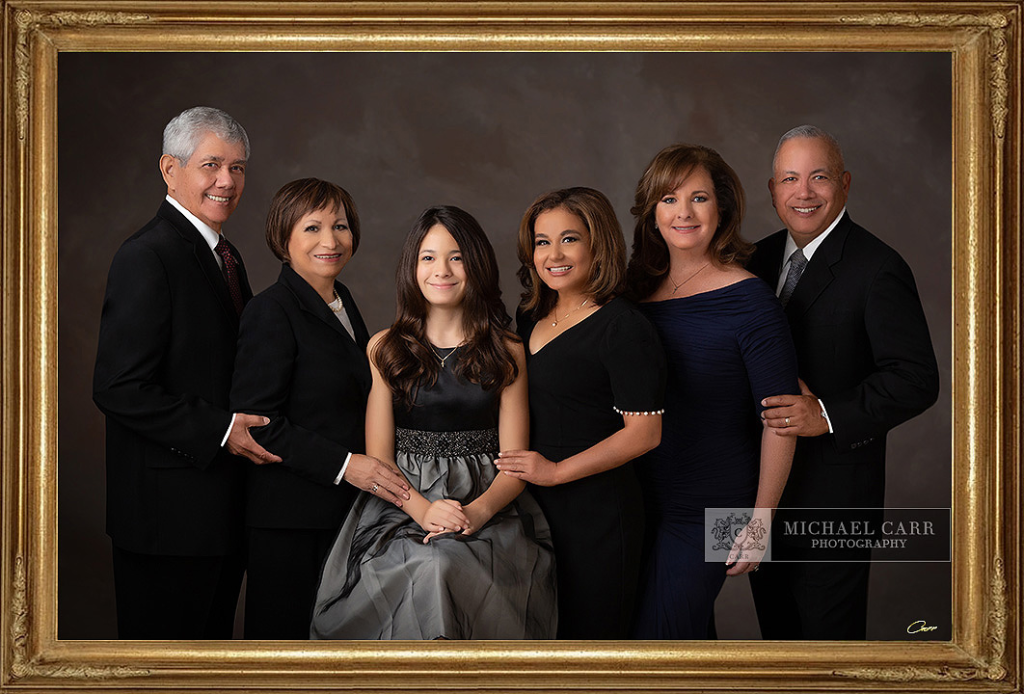 Professional Photographer Houston Legacy family portrait created by Michael Carr Photography in Houston