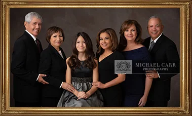 Professional Photographer Houston Beautiful in studio family legacy portrait in Houston