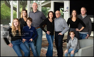 Professional Photographer Houston Houston Family Photographer photograph of Family Portrait at their home